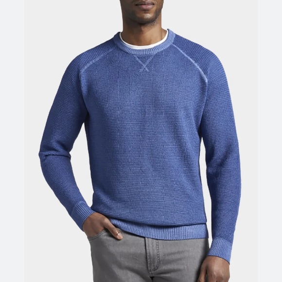 Peter Millar Other - Peter Millar - Waffle Raglan Crewneck Sweater